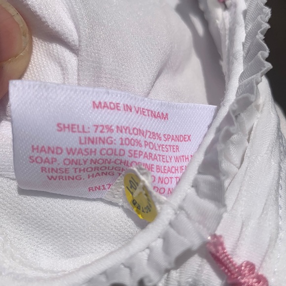 Stoney Clover Lane Sweetheart Bikini Top XXS white New no tag - Picture 10 of 14